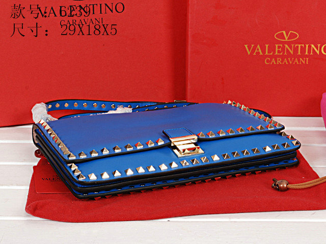 2014 Valentino Garavani rockstud shoulder bag 6239 royalblue